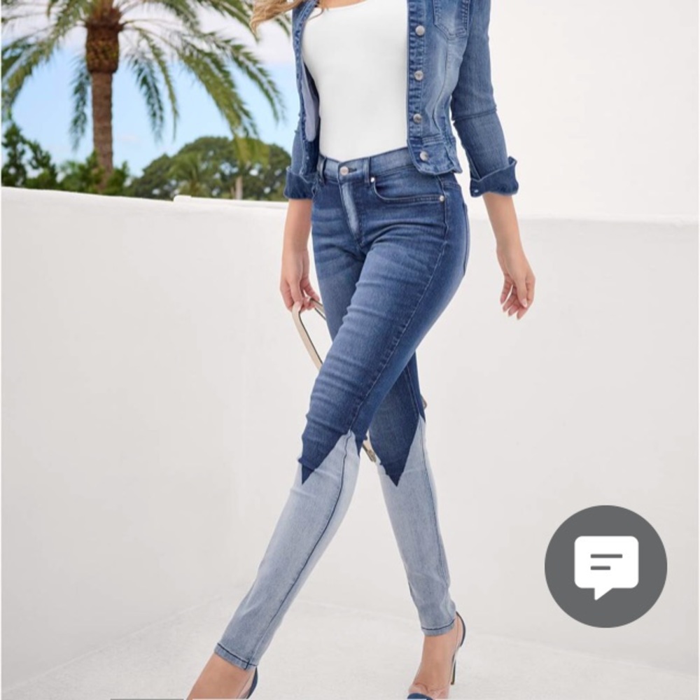 Two-toned skinny jeans by VENUS